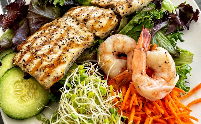 Delicious Seafood Salad in Honolulu